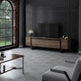 Hanah Home Soporte para TV Yildiz Nogal y Negro